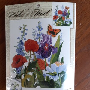 Summer Garden counted cross stitch kit, janlynn, Summer Garden 114515, Works of Heart