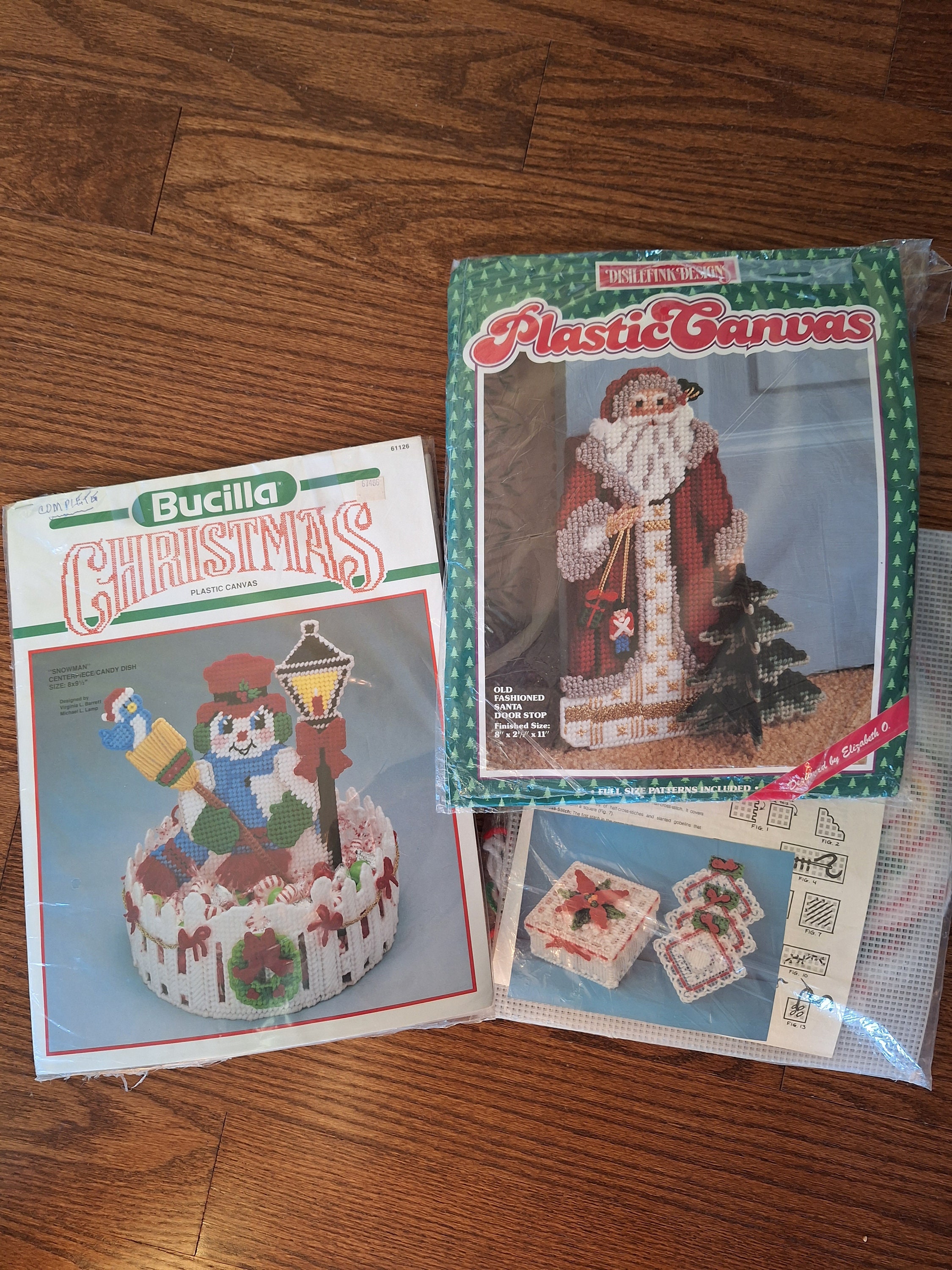 Bucilla Christmas Pull Toys Ornaments Plastic Canvas Crafting Kit… – Second  Wind Vintage