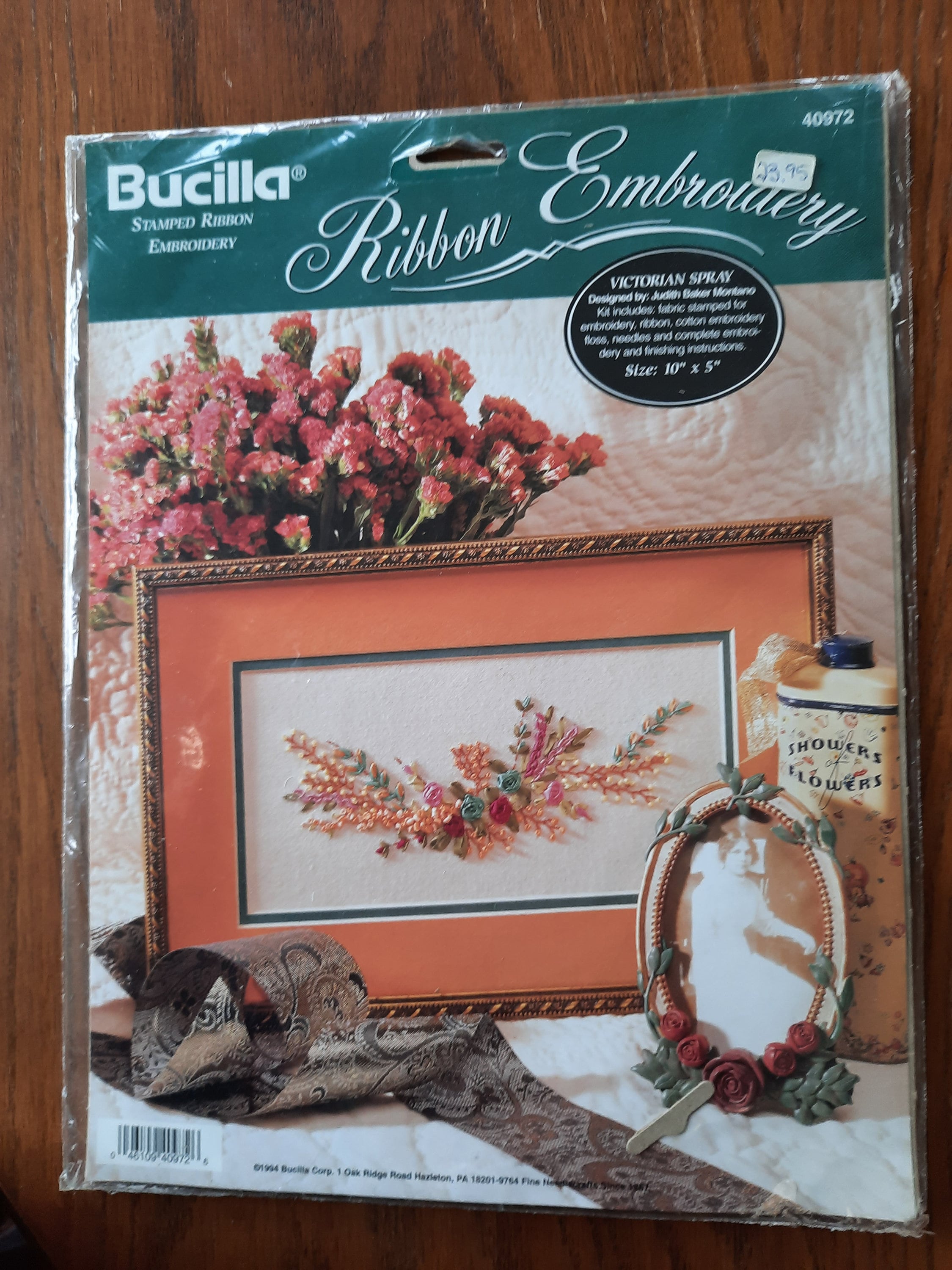 Bucilla Handmade Charlotte Floral Explosion Stamped Embroidery Kit