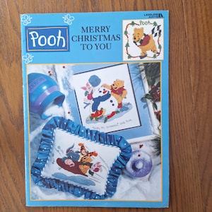 Winnie the Pooh, Christmas counted cross stitch patterns, Merry Christmas to You, 3090