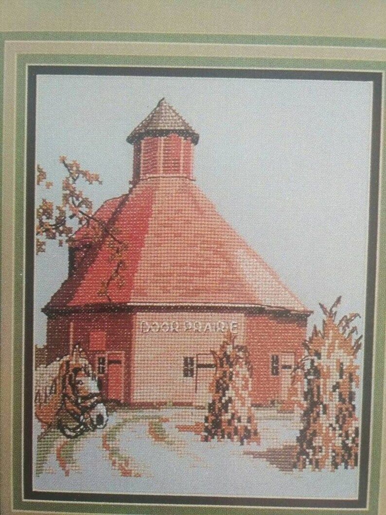 Counted Cross Stitch Pattern Barnyard Tractor John Deere ...