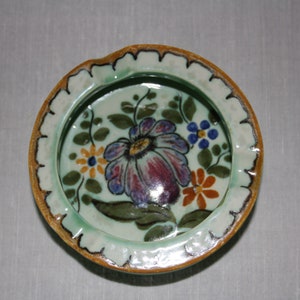 Gouda, Dutch Pottery, vintage, BERTINO, plateelbakkerij,  Zuid Holland, c1951, ashtray, mcm