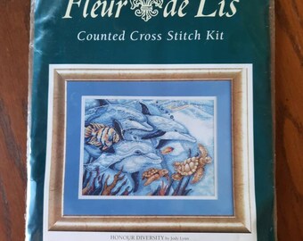 Jody Bergsma Gallery Counted Cross Stitch Kit, Coats Fleur