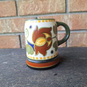 Musical Gouda Mug, Vintage Dutch Pottery,