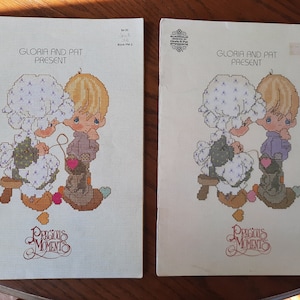 Sew in Love, Precious Moments Counted Cross Stitch Pattern, vintage, Designs by Gloria and Pat