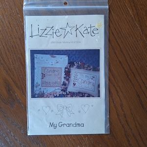 Lizzie Kate, My Grandma, counted cross stitch pattern