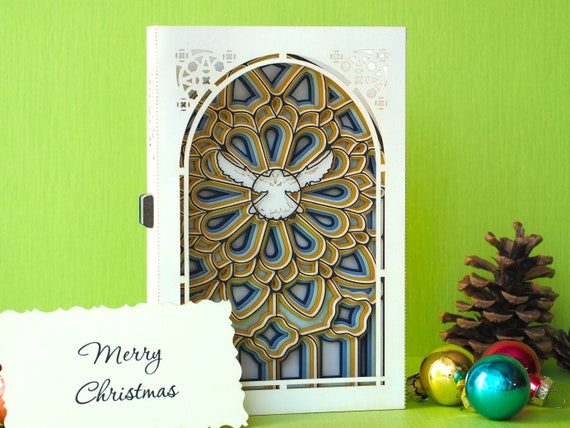 New Boxed Navidad Holidays Church 14 Christmas Cards and Envelopes Greeting