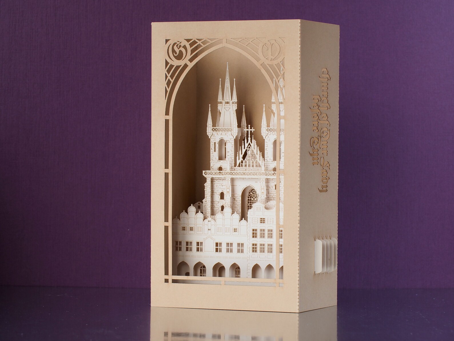 Paper Pop up Card. the Church of Mother of God Before Týn. | Etsy