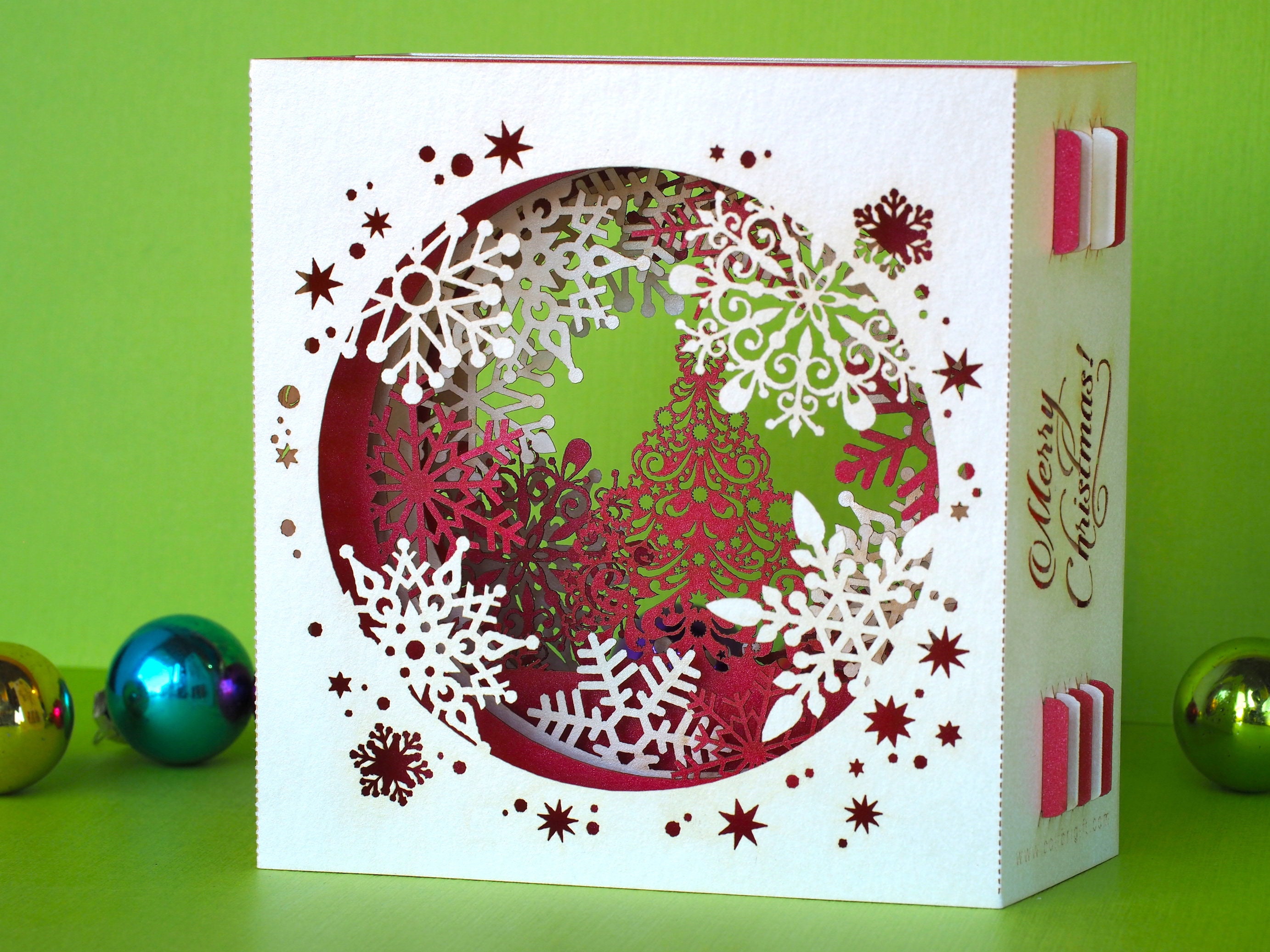 Photo Picture personal personalized Pop Up Christmas Cards 3d | Etsy