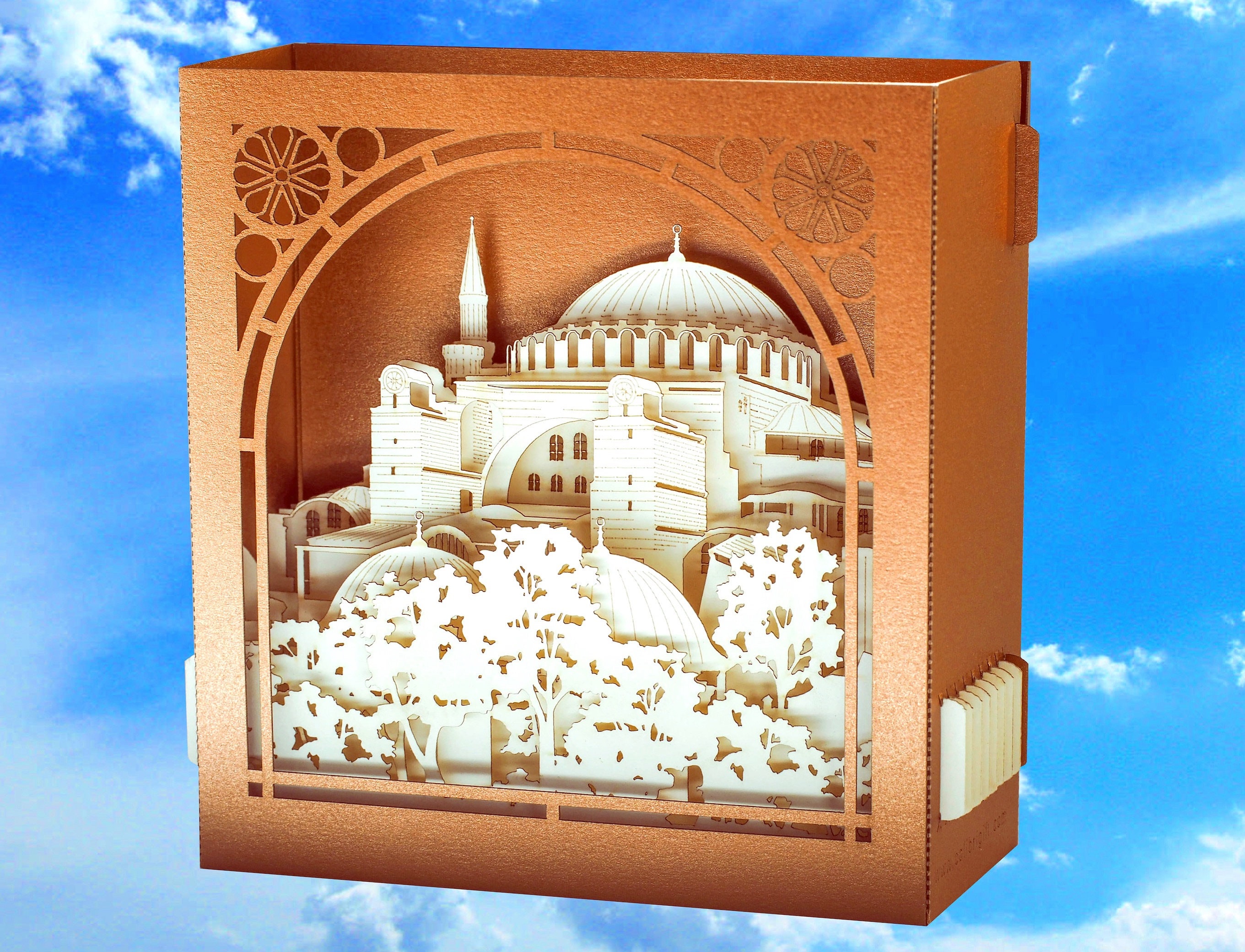 Turkey Hagia Sophia Istanbul. Paper Pop Up Card. Ayasofya - Etsy