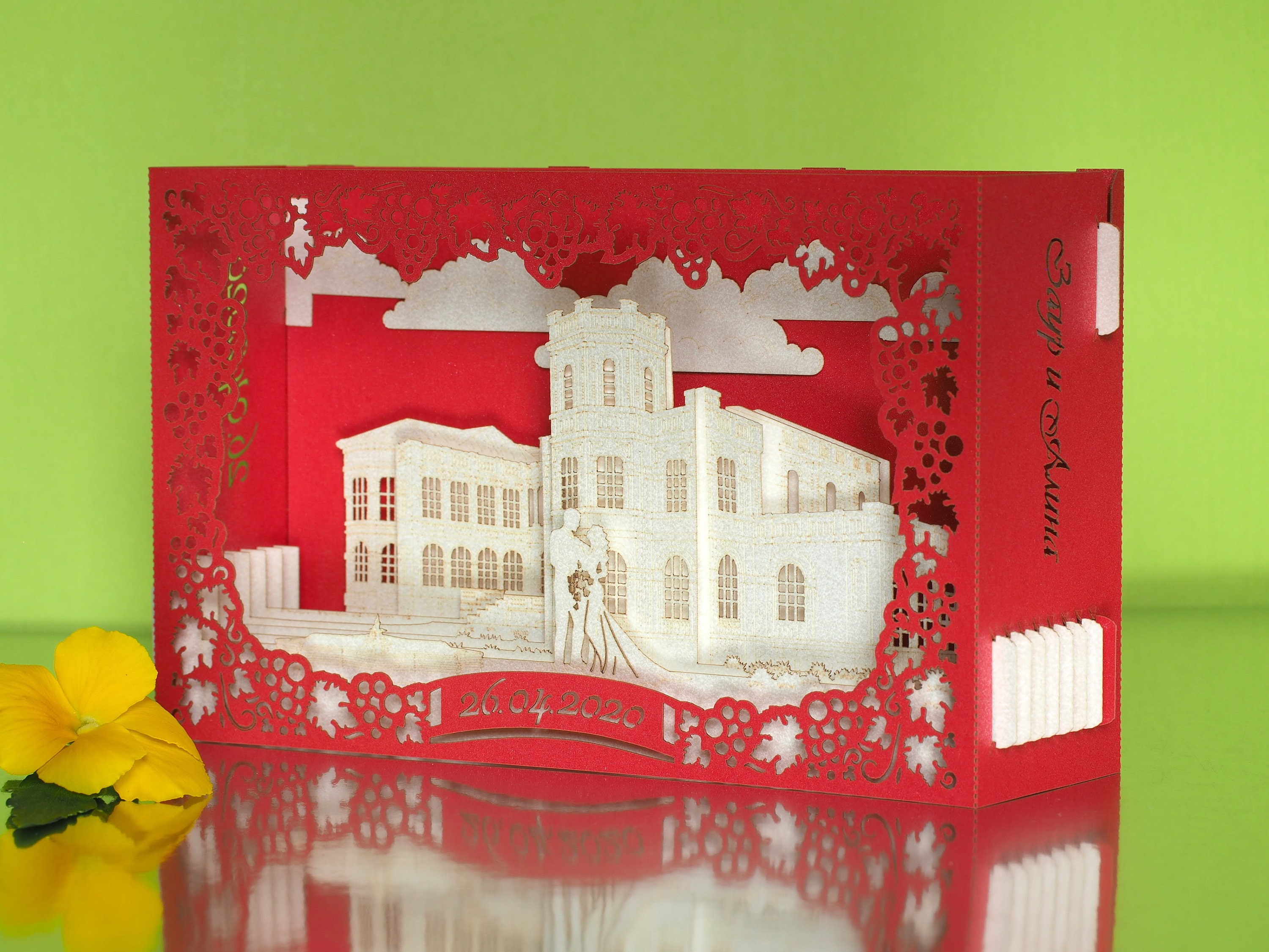 Pop up card Kyiv, Golden Gate, Ukraine Landmark – ColibriGift