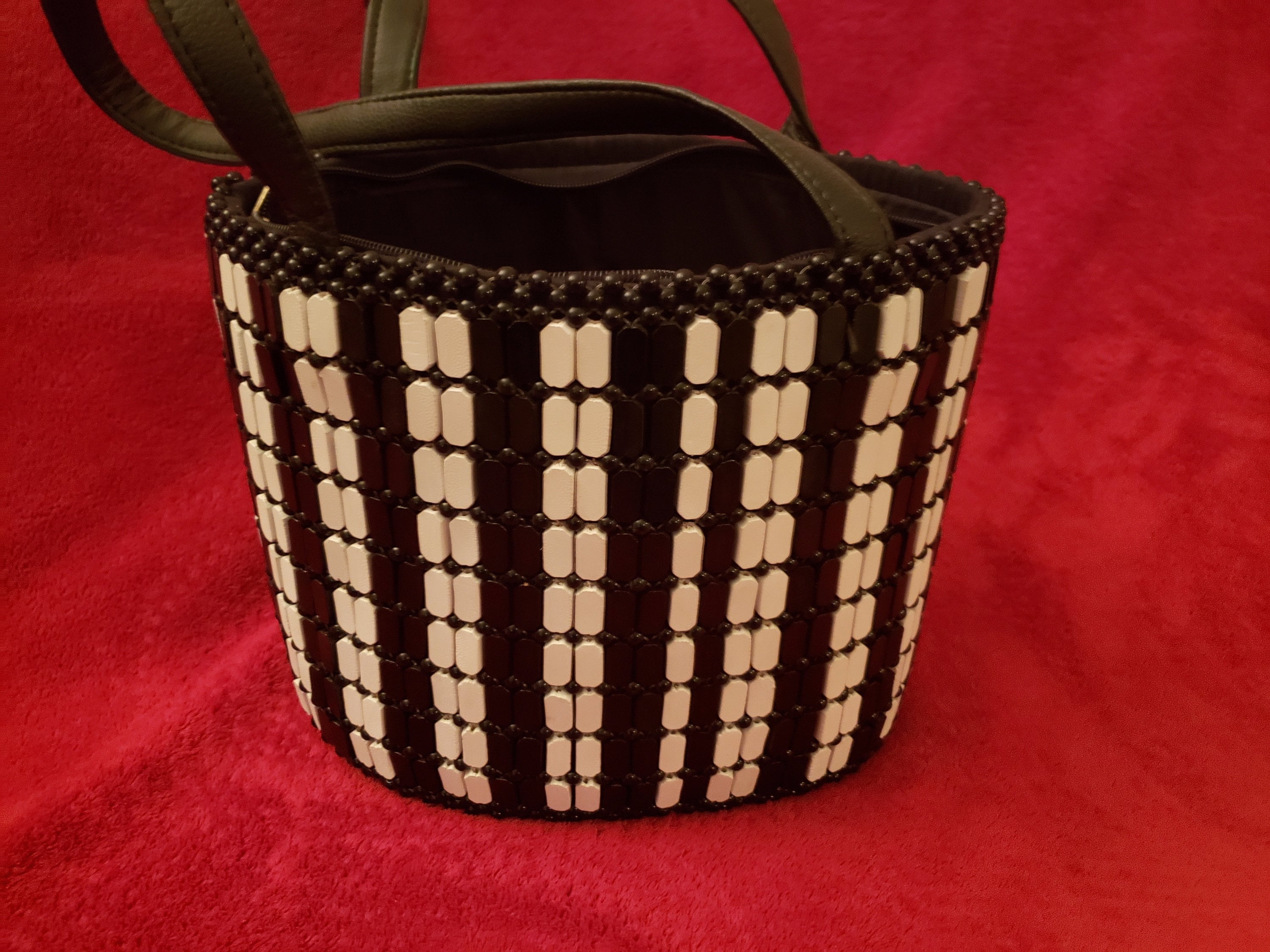 Handbag African Handmade in Kenya Beaded Bag With Lining Etsy