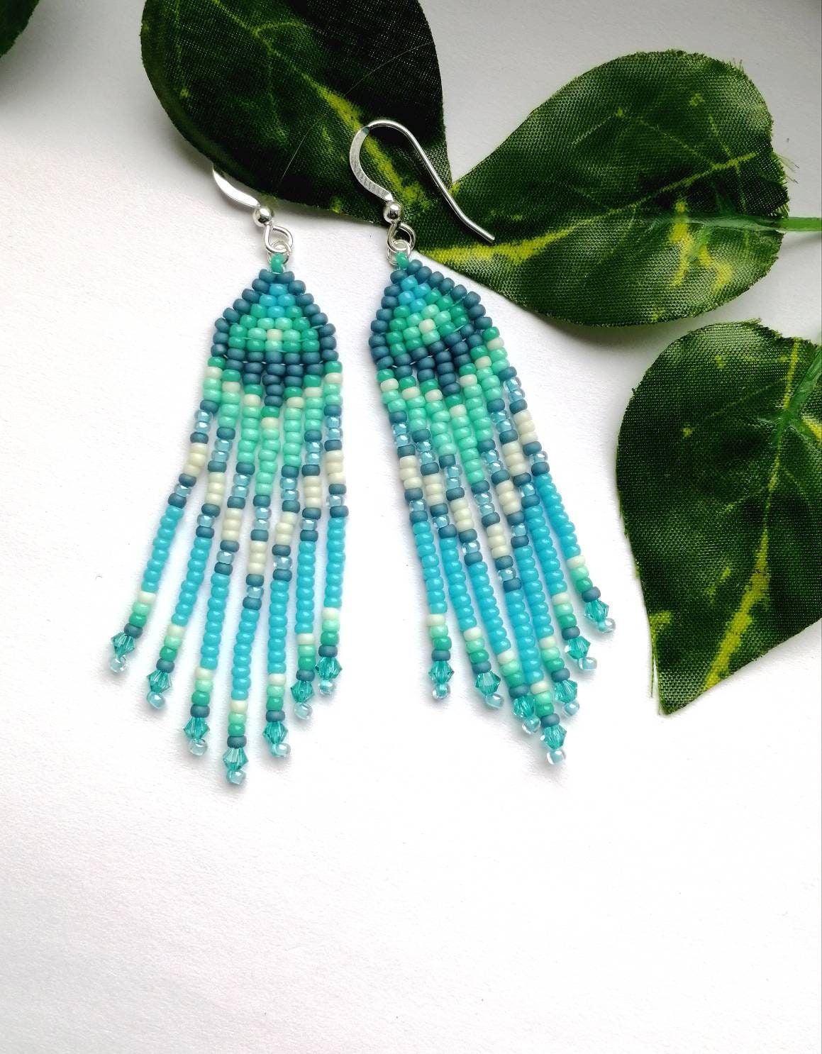 waterfall fringe earrings