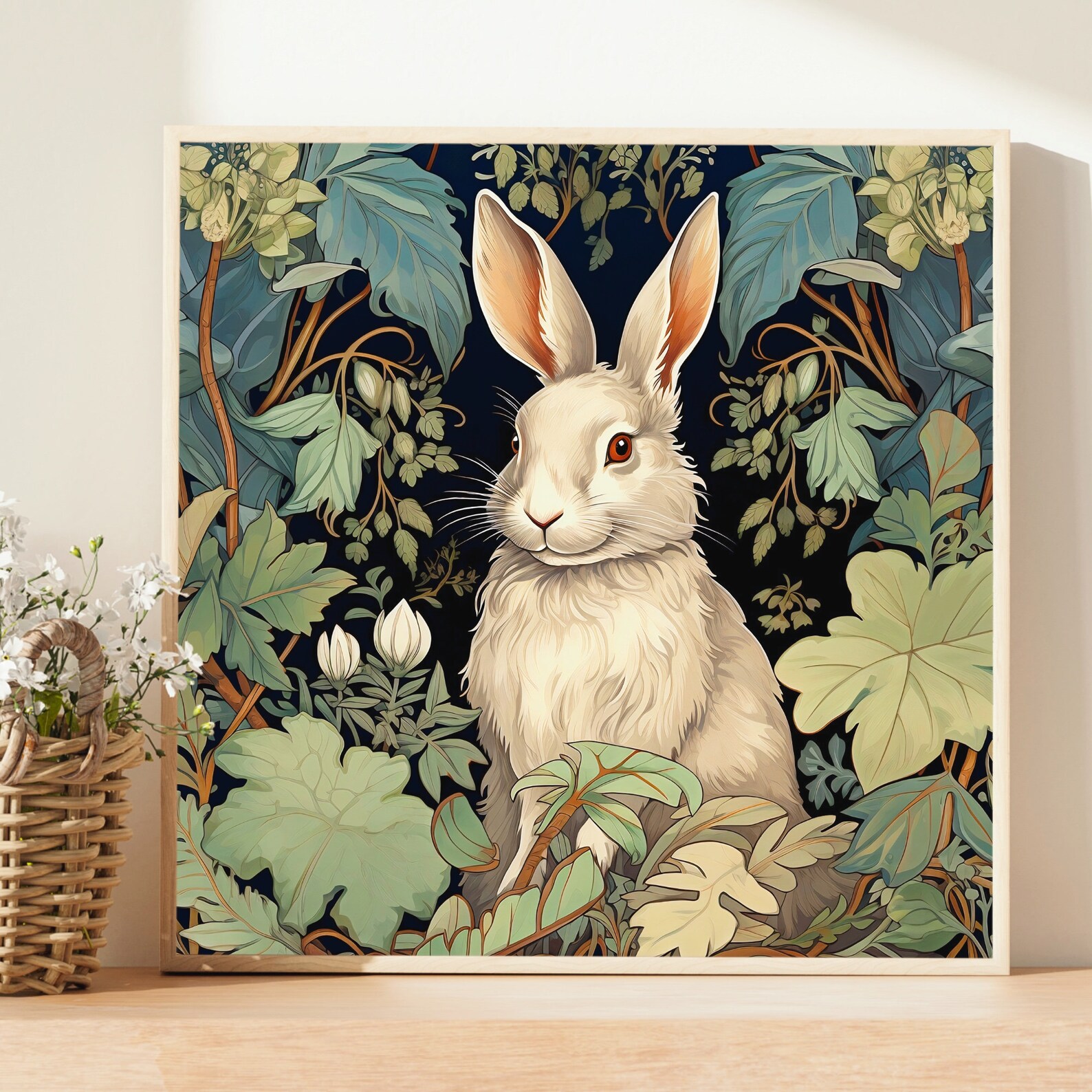 Rabbit Art - Etsy