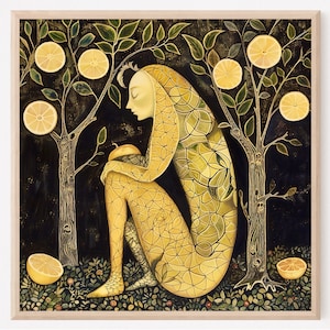 lemon Painting Art Print