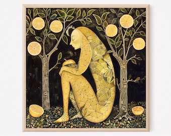 lemon Painting Art Print