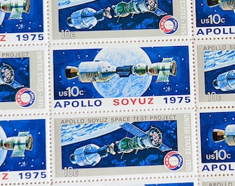 アポロ・ソユーズ宇宙計画（ソ連）NASA宇宙飛行士2種 1975年 未使用