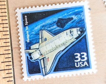 宇宙への帰還切手5枚セット、ヴィンテージ未使用USPS 33セント切手