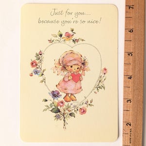 Cartão postal Hallmark de Dia dos Namorados sem uso