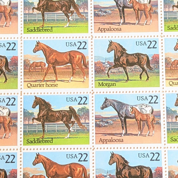 Horse Stamps Etsy