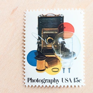 10 sellos de fotografía, sellos postales sin usar de 1978, sellos de 15 centavos