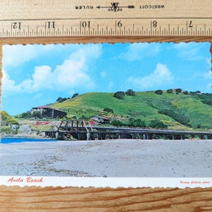 Ongebruikte Avila Beach California ansichtkaart, Kolor View Press, Postcrossing, Souvenir