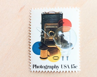 10 Photography Stamps, 1978 Unused Postage Stamps, 15 Cent Stamps