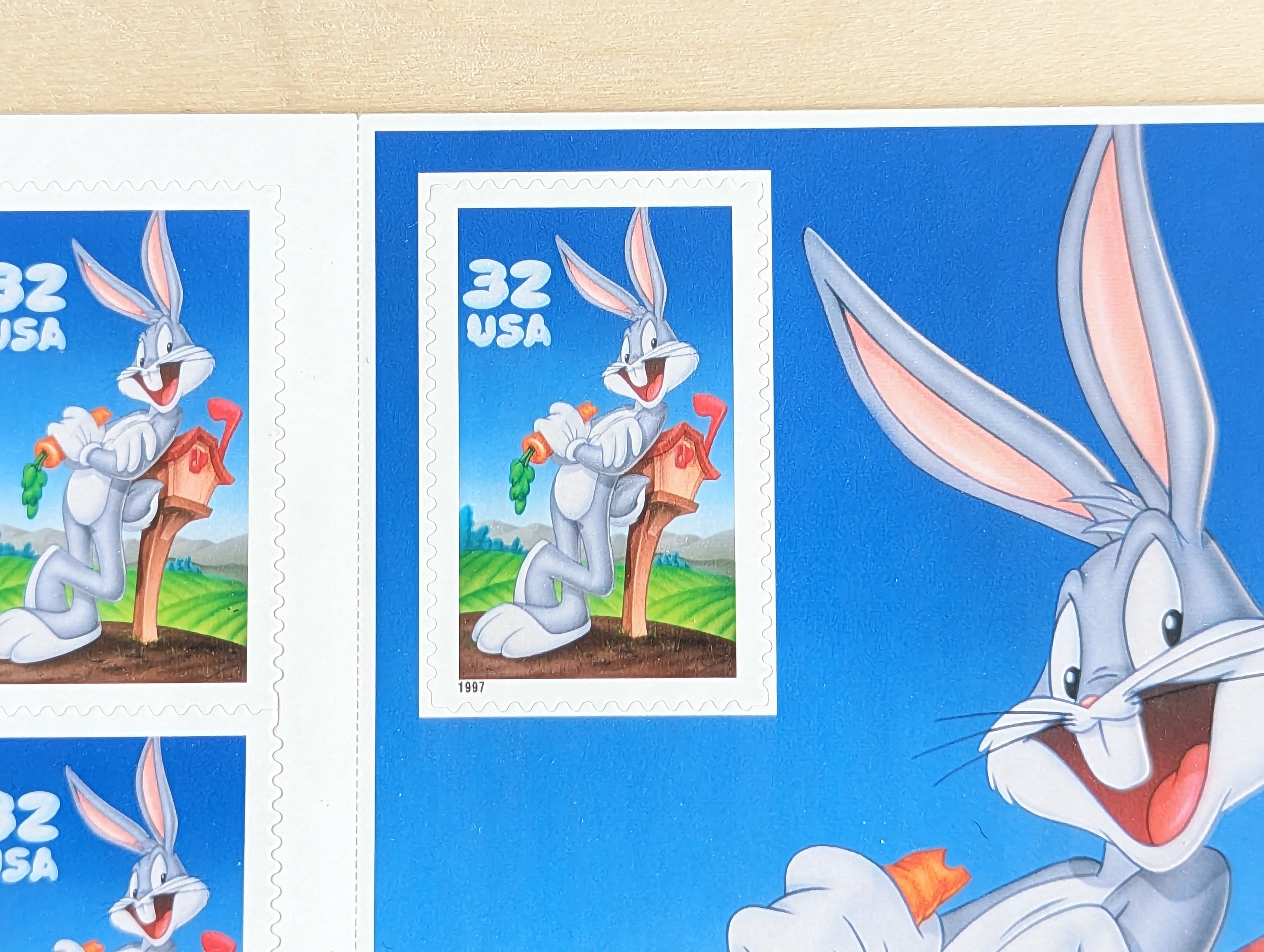 バッグス・バニー ルーニー・テューンズ 1997年 未使用切手 記念シート