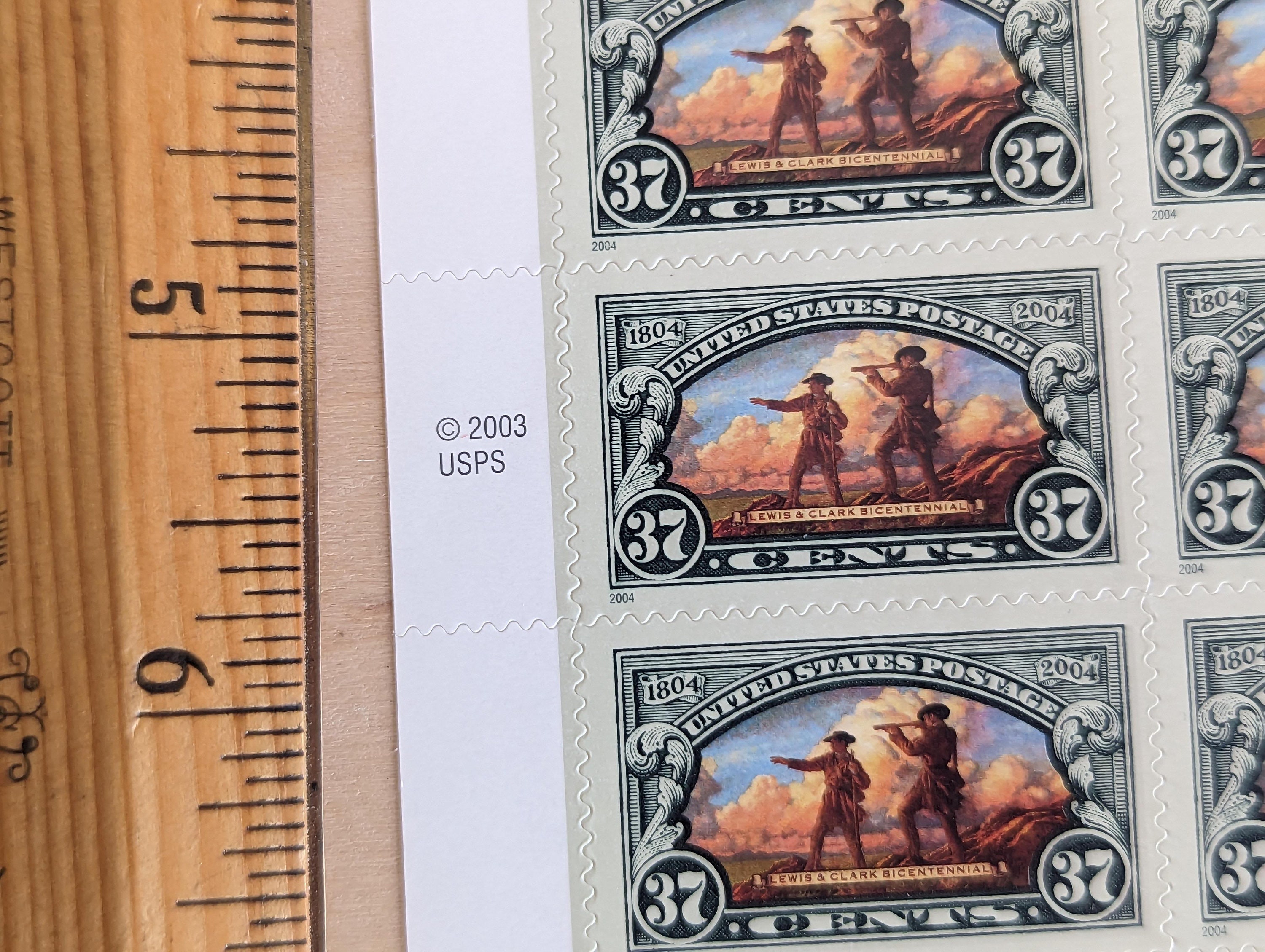 ルイス・クラーク生誕200周年記念切手20枚セット、ヴィンテージ未使用