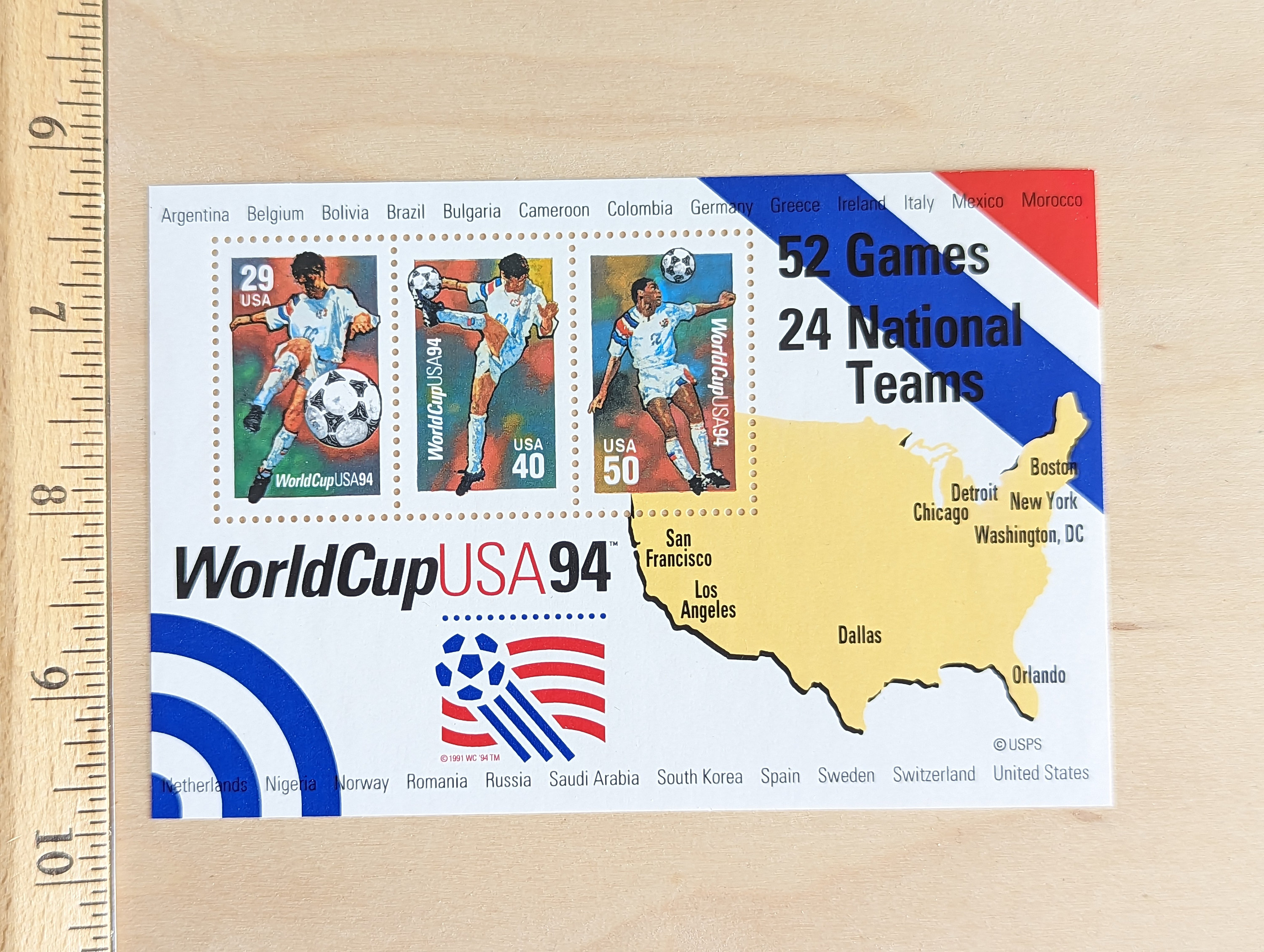 激レア World Cup USA 94 記念ライセンスプレート 【公式通販】