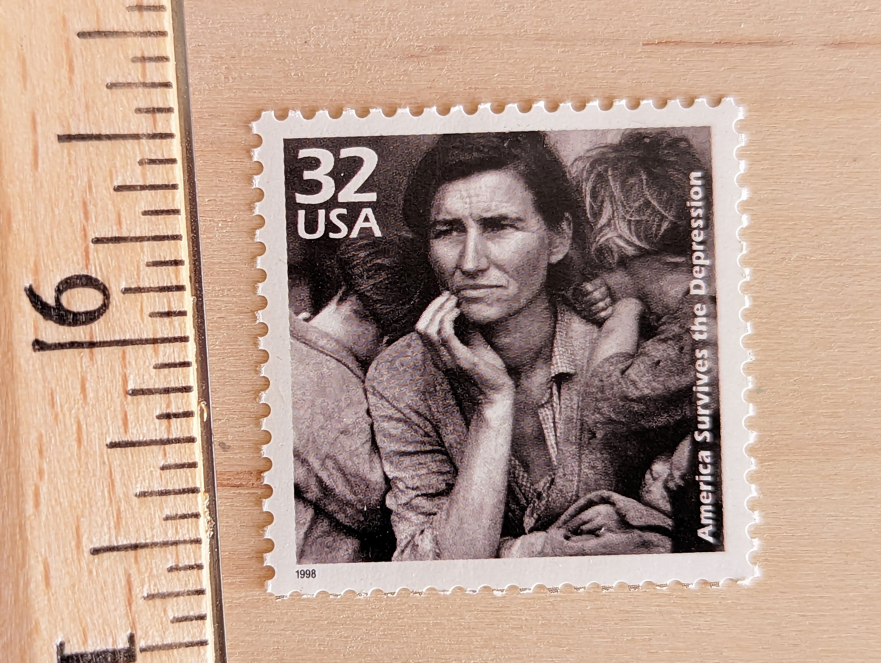 切手32 5 Great Depression Stamps, 32 Cent, 1998, 1930s Celebrate the