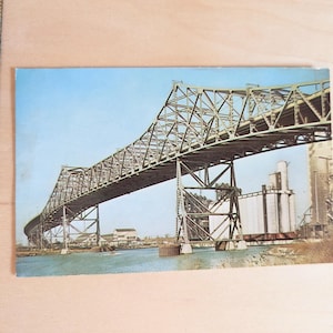 Ongebruikte postkaart Chicago Skyway Bridge, Calumet River