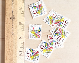 切手74 郵便番号切手10枚、1974年未使用郵便切手、10セント切手、ヴィンテージ