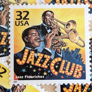 5 Jazz, 32 Cent, 1998, 1920s Celebrate The Century, Selos postais não utilizados