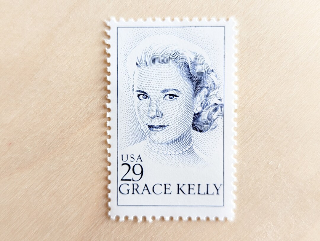 10 Grace Kelly Stamps, 29 Cent 1992 Unused Postage Stamps, Movie Star