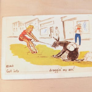 Unbenutzte Kromekolor Comic Scherz Postkarte