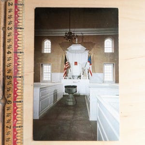 Carte postale non utilisée de l'église épiscopale de Pohick, Lorton, comté de Fairfax, Virginie