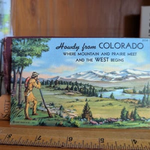 Carte postale Where the West Begins, Colorado