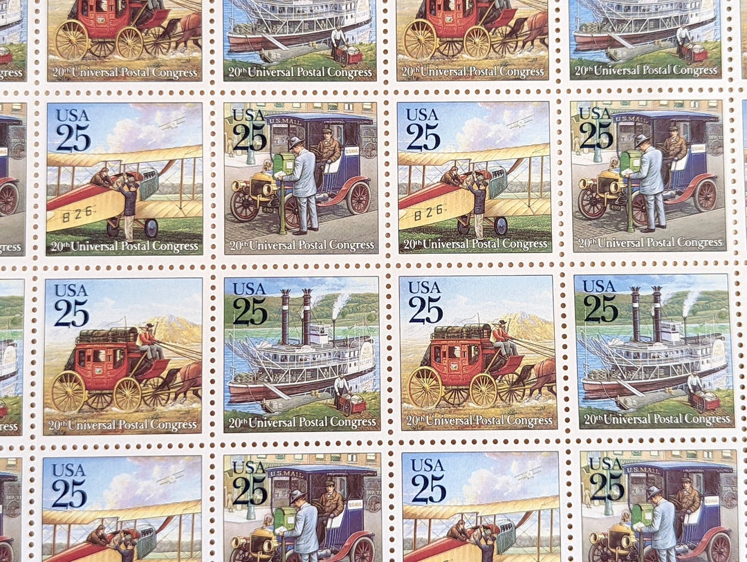 20th Universal Postal Congress Sheet of 40 Stamps, 1988