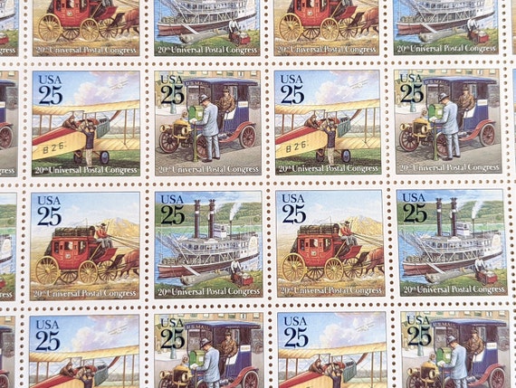 20th Universal Postal Congress Sheet of 40 Stamps, 1988