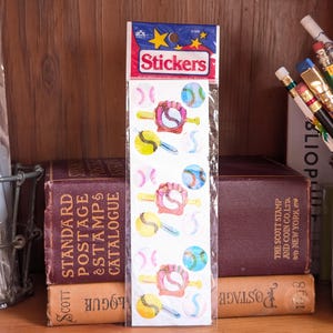 Baseball Sticker Sheet, 7.5x2 Inch Sticker Sheet, 15 Stickers