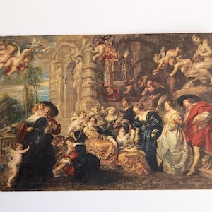 Ongebruikte Peter Paul Rubens-schilderijpostkaart, The Garden of Love