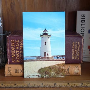 Ongebruikte ansichtkaart Edgartown Light House, Edgartown, Massachusetts