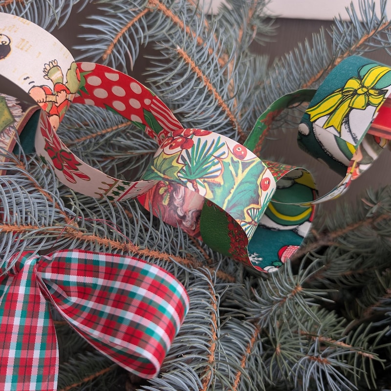 Garland Wrapping Paper - Etsy