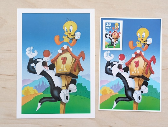 シルベスターとトゥイーティーのポストカード、ルーニー・テューンズ