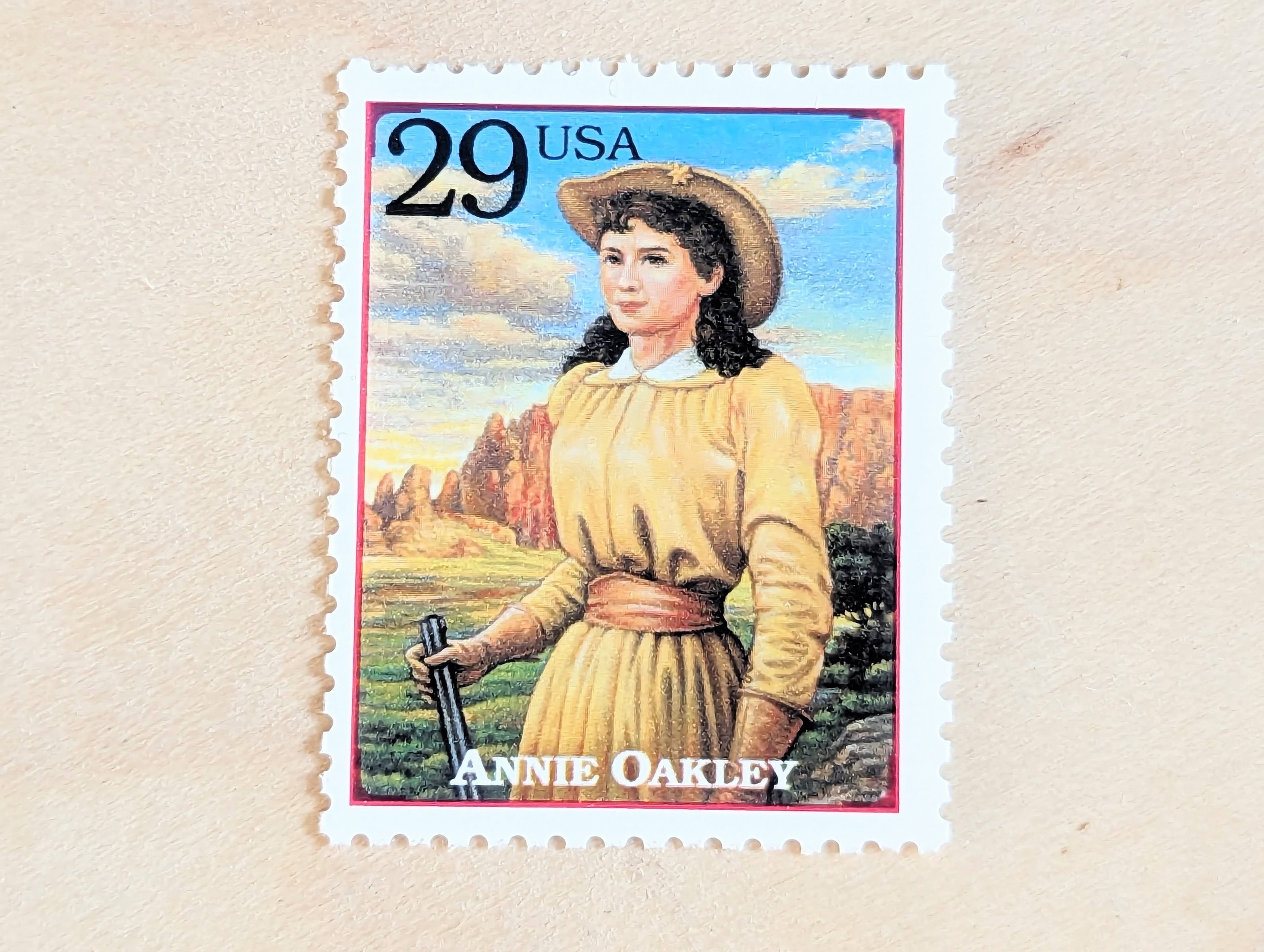 5 Annie Oakley Stamps, 1994 Unused Postage Stamps, 29 Cent Stamps