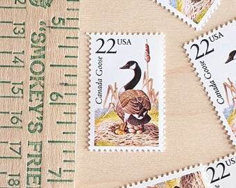 カナダ切手 カナダガン切手5枚セット、未使用の米国郵政公社（USPS）22セント切手