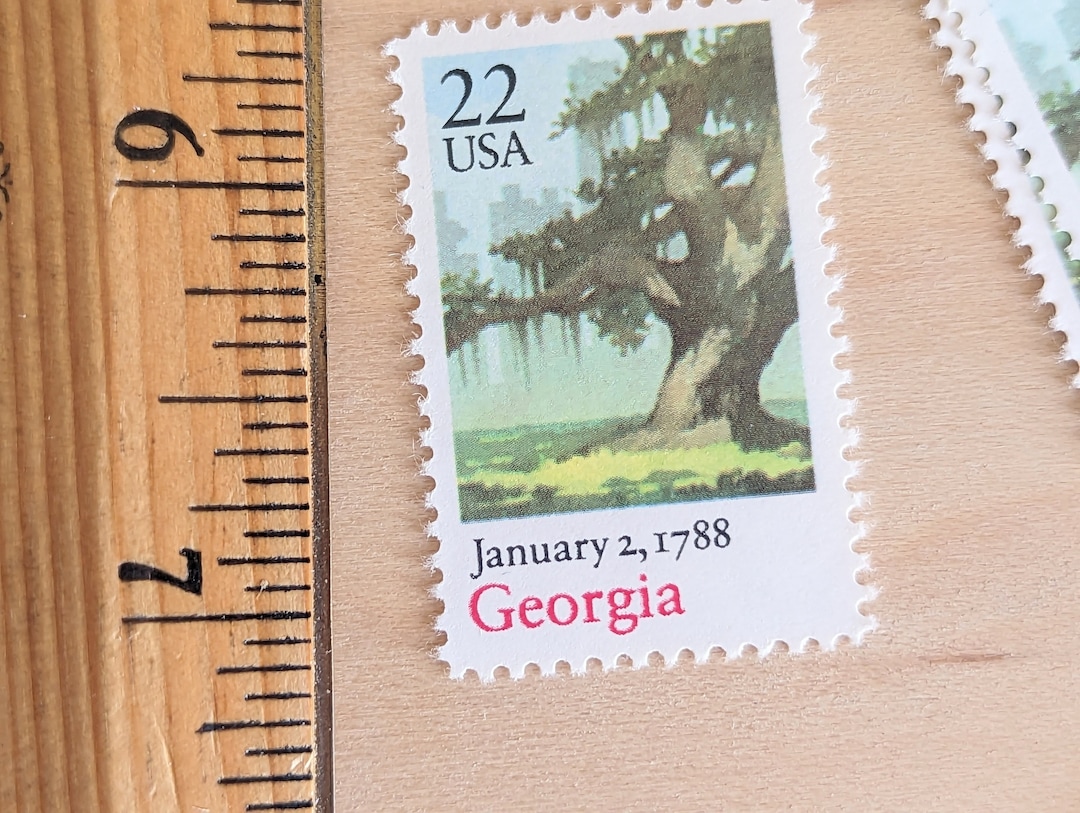 10 Stamps, Unused Postage Stamps, 22 Cent Stamps, Live Oak