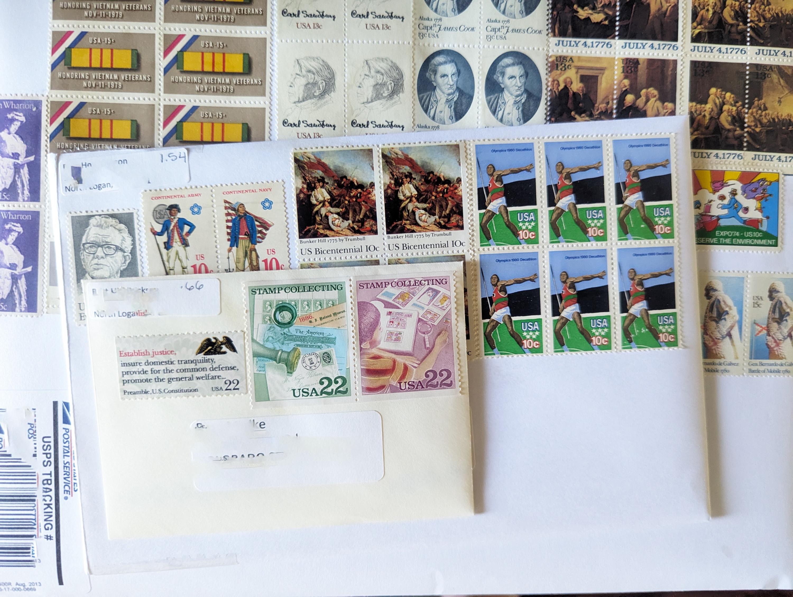 ご希望の州、1枚の切手または50州セット、ワシントンDCのヴィンテージ