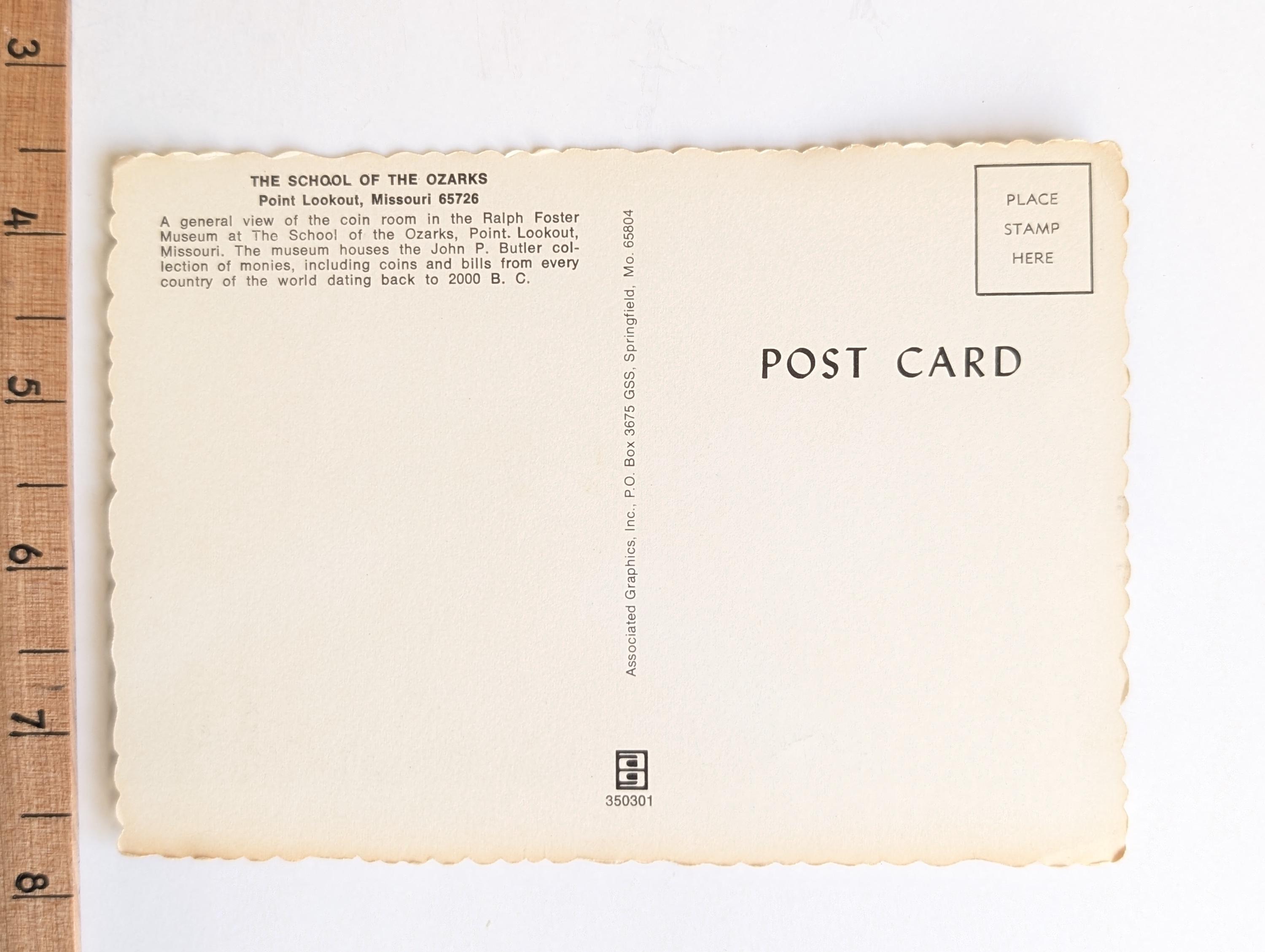 未使用のオザーク学校ラルフ・フォスター博物館のポストカード - Etsy 日本